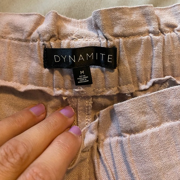 Dynamite Linen Ankle Pants - Picture 3 of 9